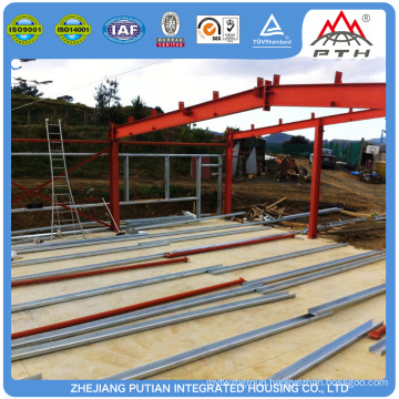 Easy build affordable EPS sandwich panelwall two story steel structure warehouse